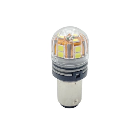 Superior Electric Boat and RV LED Light Bulb - 15LED 10-30V 370 Lumens 3.2W White 1157-15W-D